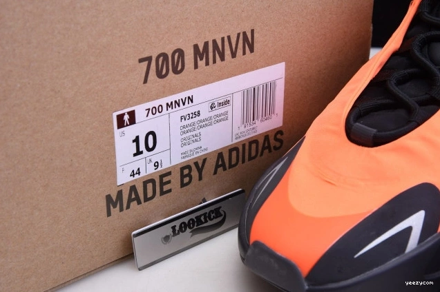 MNVN Adidas FV3258 Yeezy 700 Orange Boost 0707